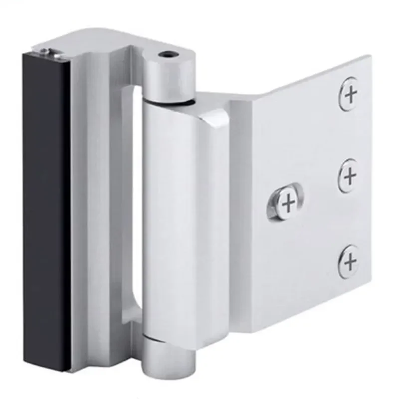 Safety Door Lock Child Security Door Lock 3 Inch Anti-theft Aluminum Alloy Hinge Latch Night Lock Hardware Accessories