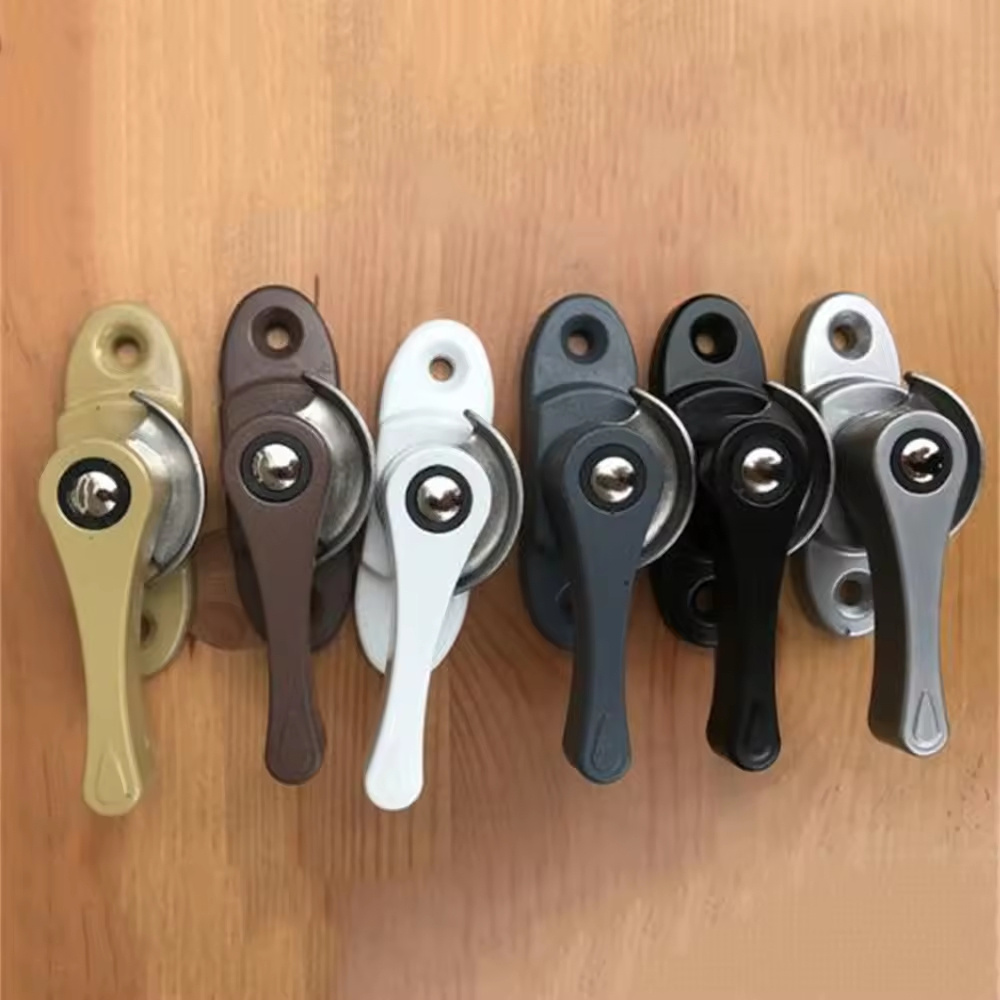 Factory Crescent lock door and window lock sliding door Thickened aluminium alloy Plastic steel clasp crescent lock