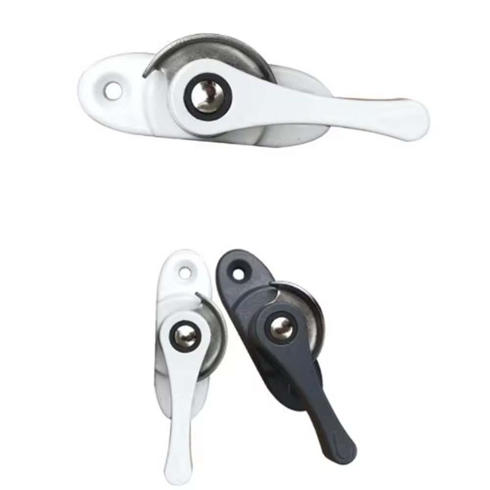 Factory Crescent lock door and window lock sliding door Thickened aluminium alloy Plastic steel clasp crescent lock