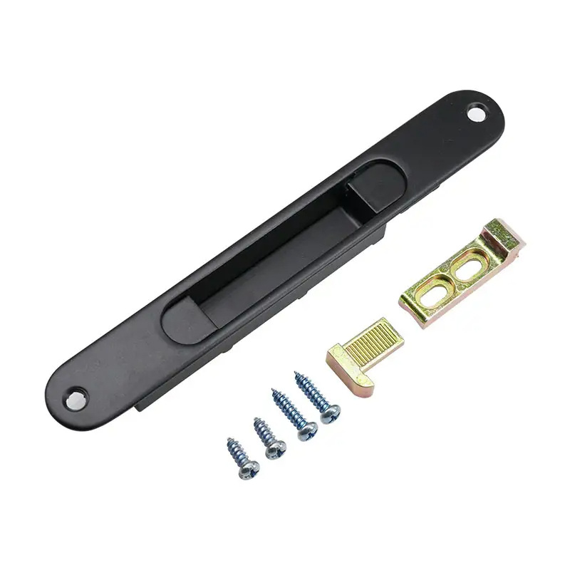 Modern Designed Aluminum Balcony Sliding Screen Door Lock Bolt Bar Single Hook Lock for Windows & Doors