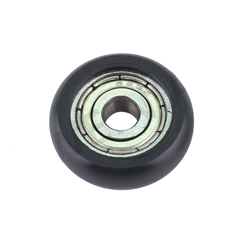 POM Nylon Roller Aluminum Profile Bearing Door and Window Drawer Plastic Coated Pulley 3D Printer Accessories Nylon Roller Wheel