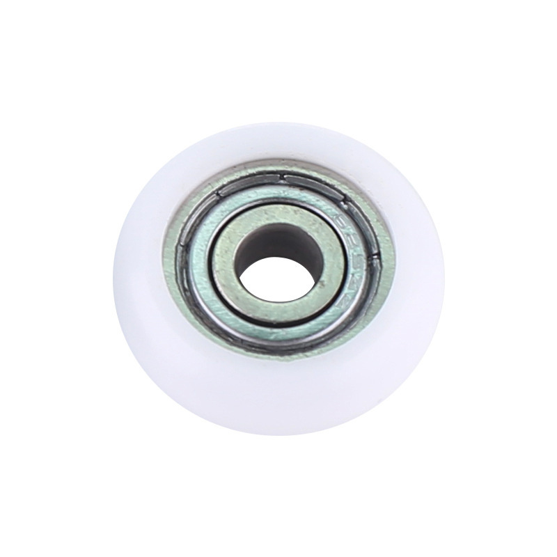 POM Nylon Roller Aluminum Profile Bearing Door and Window Drawer Plastic Coated Pulley 3D Printer Accessories Nylon Roller Wheel