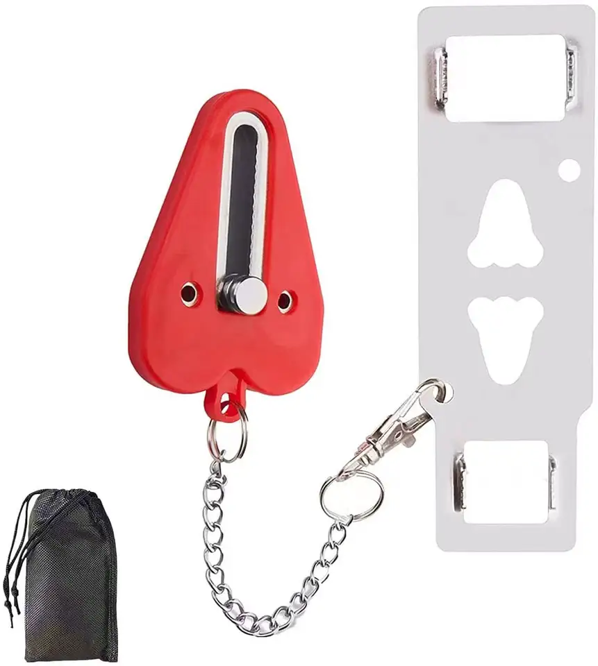 Factory New Portable Door Travel Lock Security Safety Travel Guard Hotel  Portable door Lock Hardware Accessories