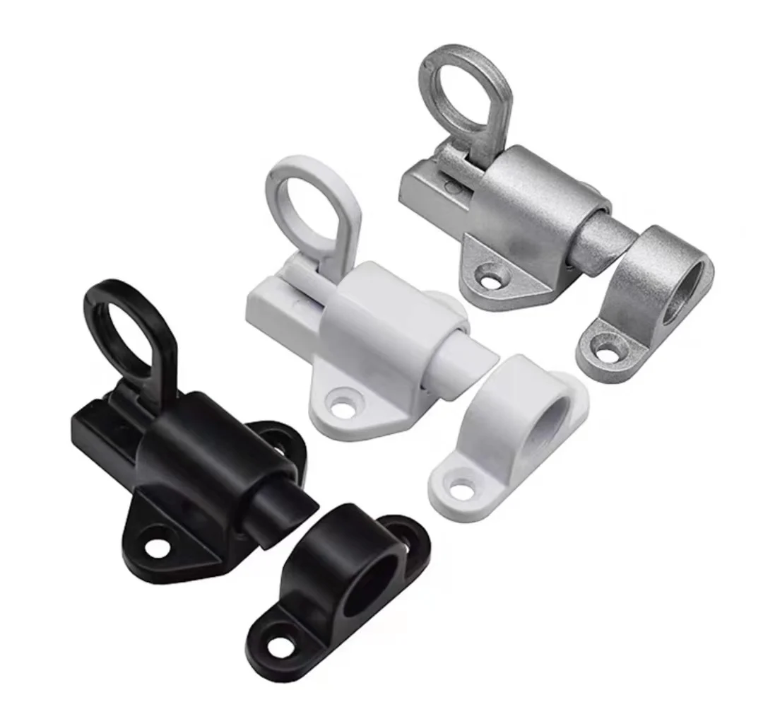 Factory wholesale Aluminum Alloy Gate Latches Self-Closing Security Automatic Security Door Spring  Bolt Latch Lock