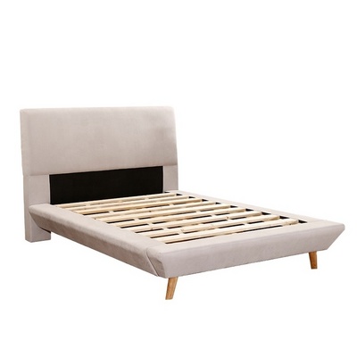 Hot Sale High Quality Bedroom Furniture Wood Hotel Bed Frame King Size Solid Pine Modern Soft Bed Super Single Bed Frame 10years