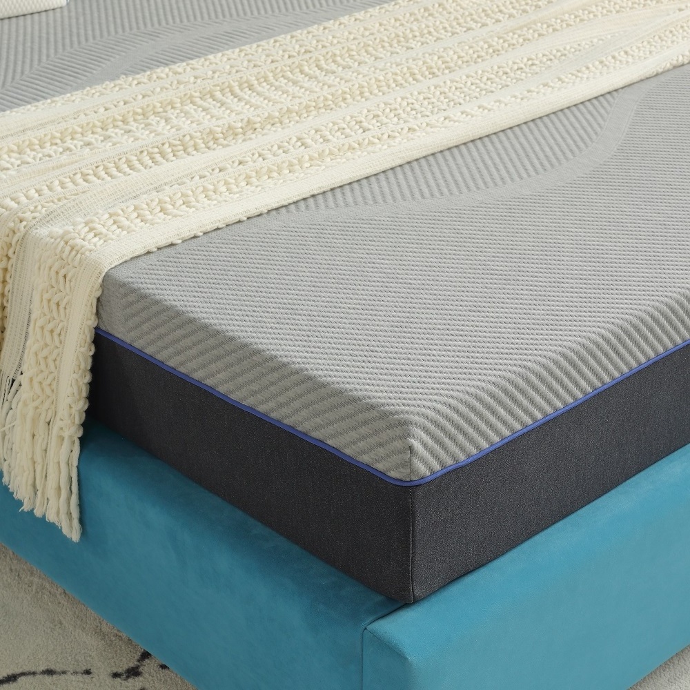 High Quality Sleep Well Custom 8 12 14 Inch Mattresses 3 5 7 Zone Gel Infused Bamboo Charcoal Memory Foam Mattress with Logo