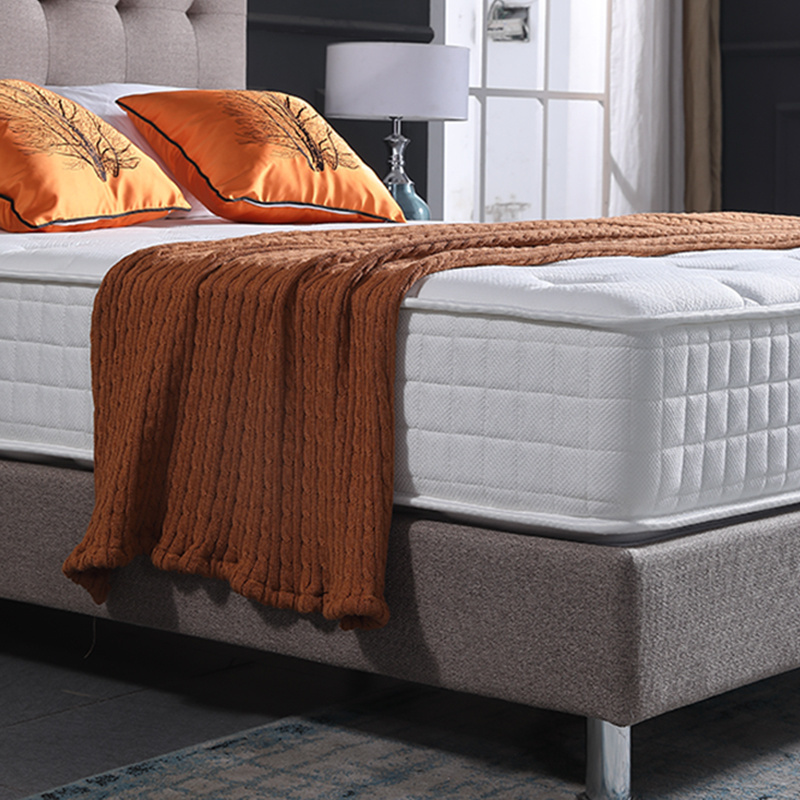 Factory Wholesale Popular 13 14 Inch Sleeping Memory Foam Pocket Spring Hybrid Mattress 3 4 5 Star Hotel Mattresses