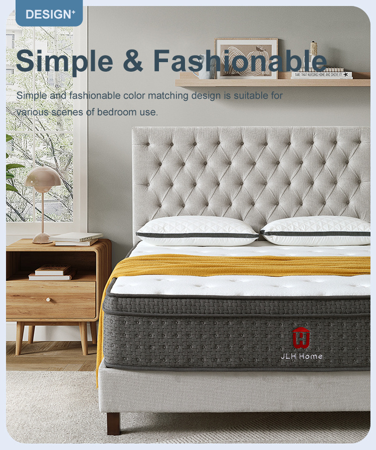 Oem Odm High Density Foam King Mattress In Box Spring Mattress Economical Hypo-allergenic Pocket Hotel Spring Mattress