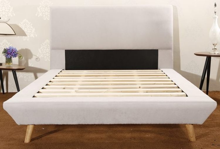 Hot Sale High Quality Bedroom Furniture Wood Hotel Bed Frame King Size Solid Pine Modern Soft Bed Super Single Bed Frame 10years