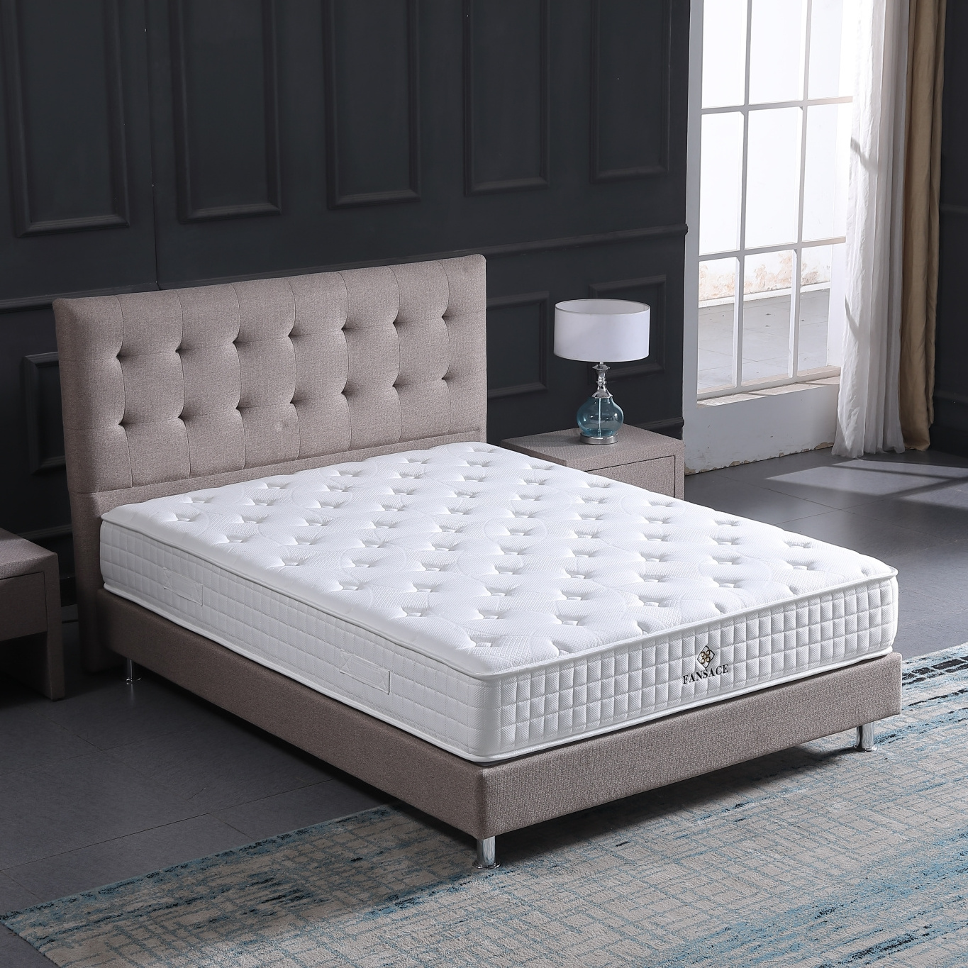 Factory Wholesale Popular 13 14 Inch Sleeping Memory Foam Pocket Spring Hybrid Mattress 3 4 5 Star Hotel Mattresses