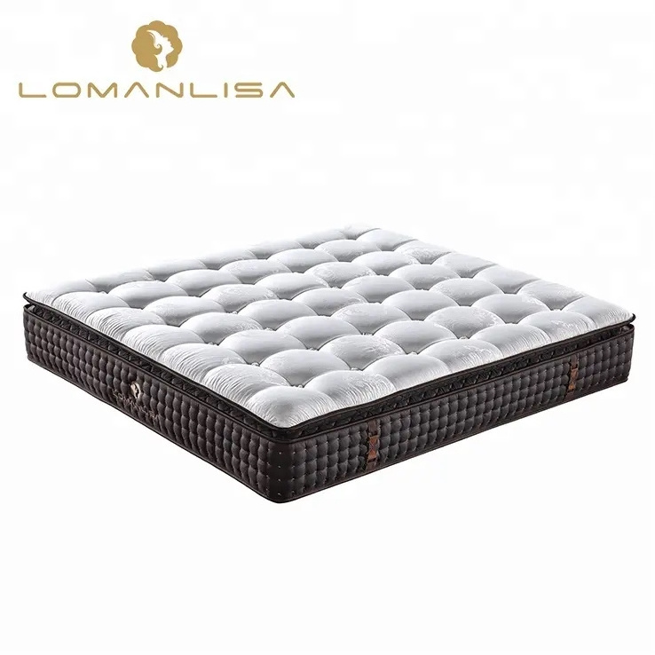 online shop comfortable knitting fabric mattress manufacturer Europe top style soft foam white pocket bonnell spring mattress