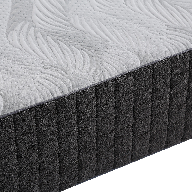 Quality and Luxury Fabric Mattress Medium Soft Vacuum Roll In a Box 5 Zoned Support Memory Foam Mattress Queen