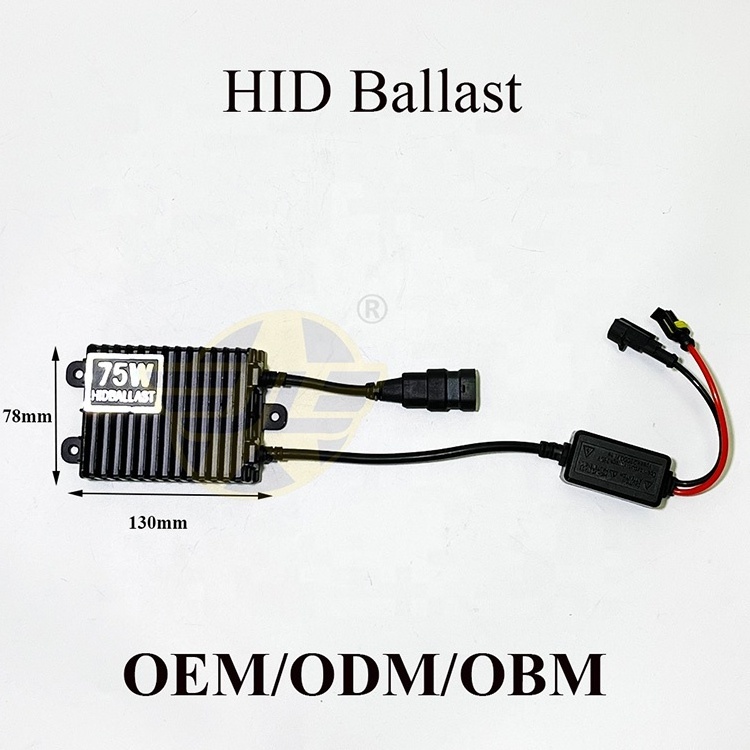 OEM Factory 12V 24V AC 75W 100W 150W 200W Car Xenon Headlamp Ballast HID Light Bulb Ballasts for H1 H3 H4 H7 H8 9004