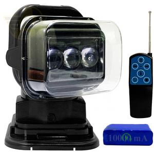 Rechargeable 12V Car Roof Spotlight Marine LED Work Light Truck Auto Strobe Warning Lamp Searchlight Boat LED Pods Spot Beam