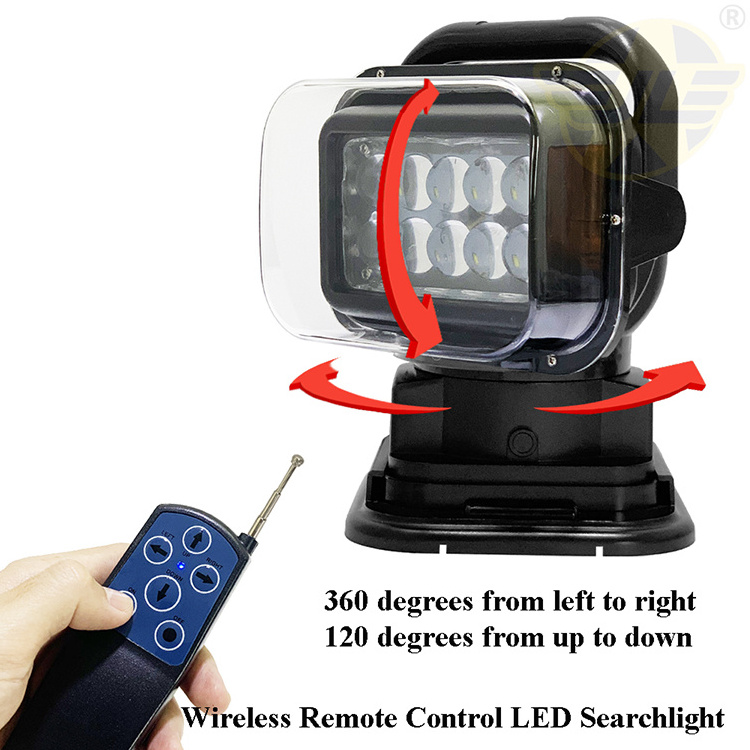 Universal LED Red Search Light Multi-angle Lighting Driving Fog Spotlight Magnetic Wireless Portable Working Lamp for Hunting