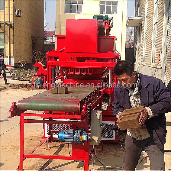 interlocking brick machine JL4-10 fully automatic hydraulic block clay brick making machine