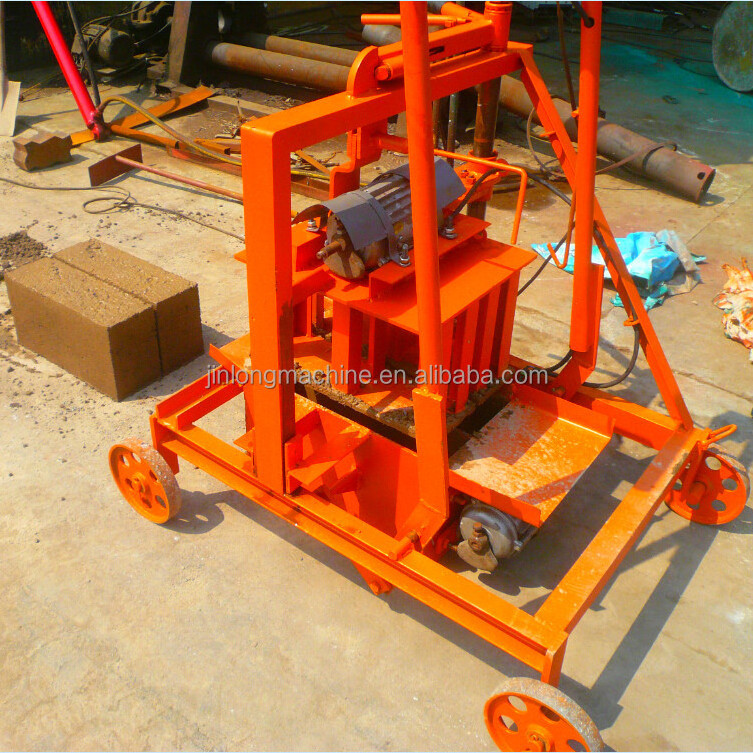 QMR2-45 concrete brick making machine manual press