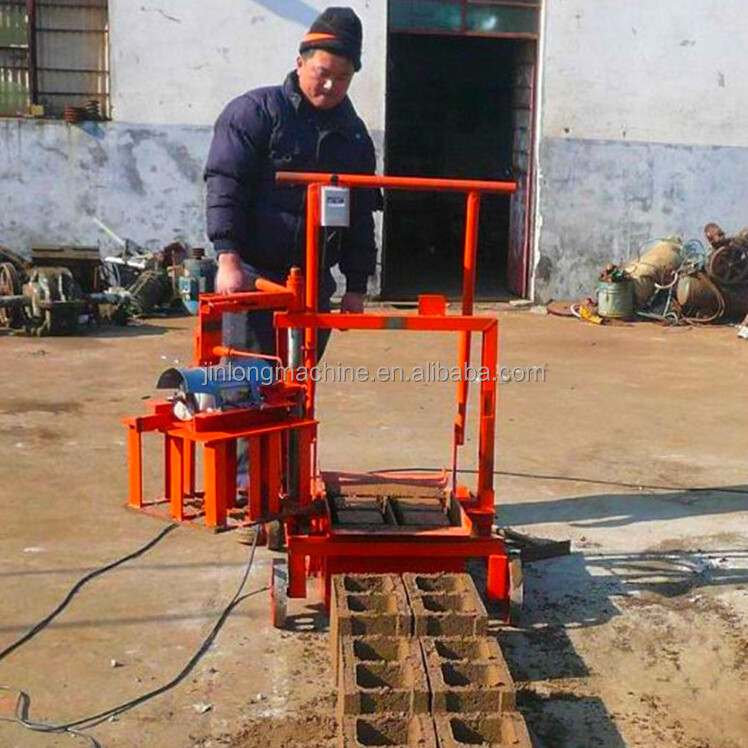 QMR2-45 concrete brick making machine manual press