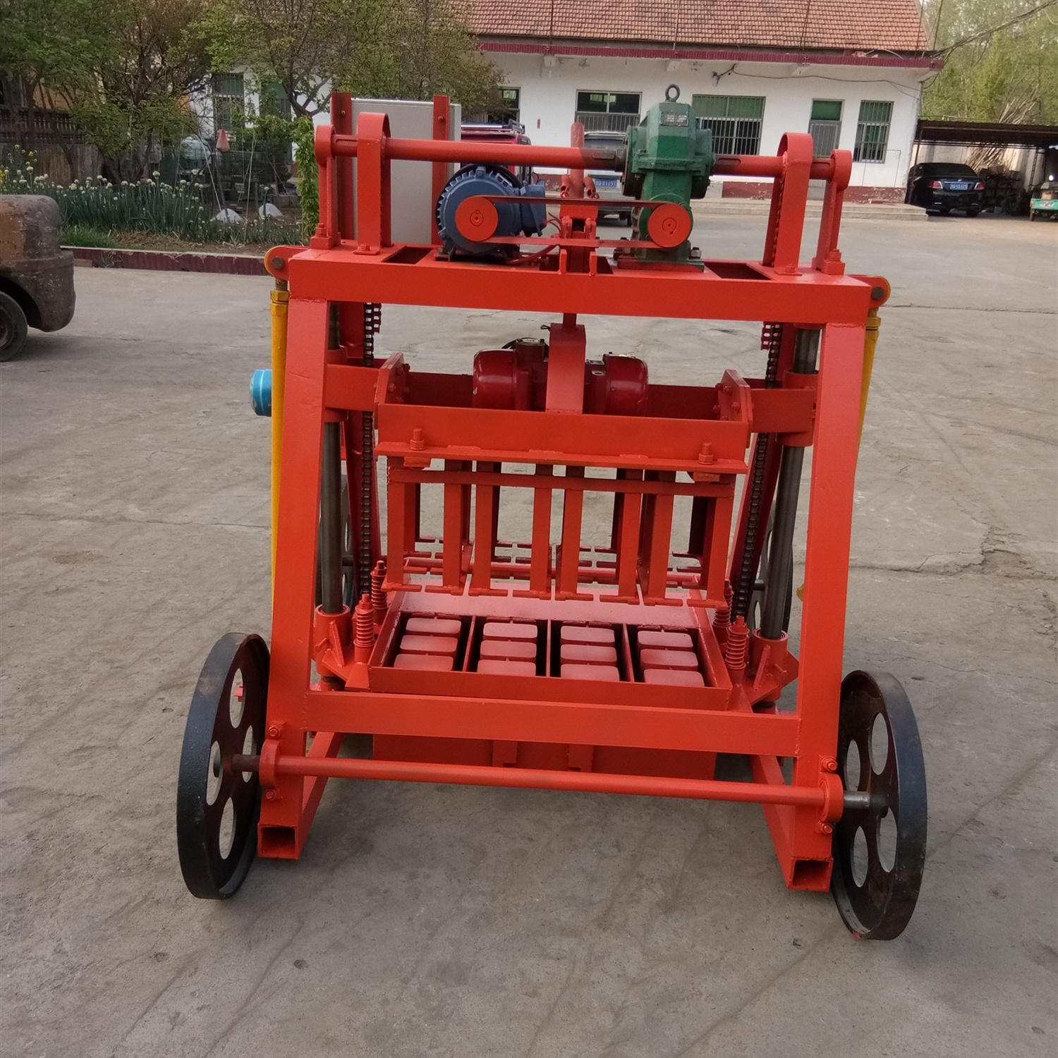 QMR4-45 manual brick machine / fly ash brick making machines for sale