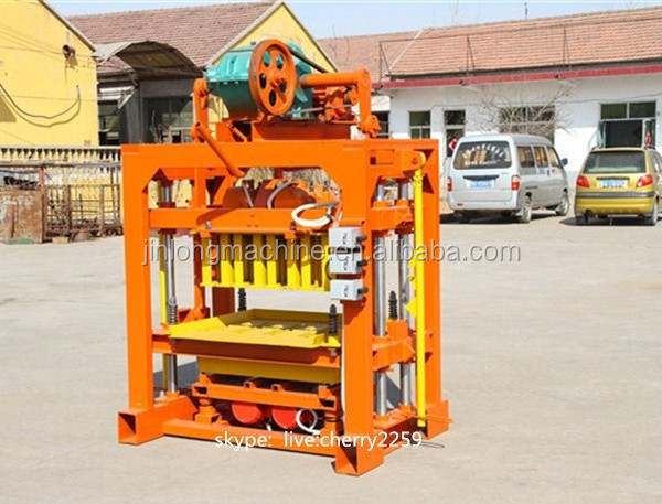 POPULAR!!! QTJ4-40 cement block making machine / manual brick making machine