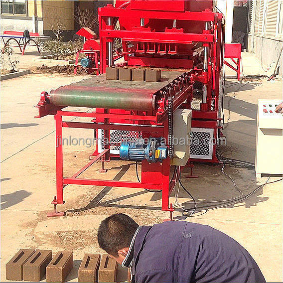 interlocking brick machine JL4-10 fully automatic hydraulic block clay brick making machine