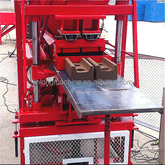 interlocking brick machine JL4-10 fully automatic hydraulic block clay brick making machine