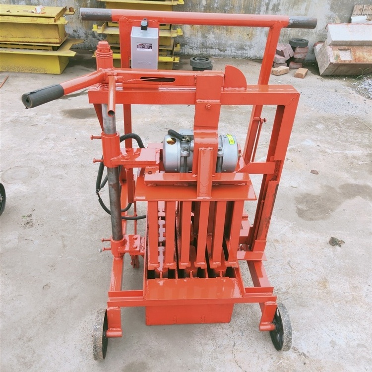 egg laying hollow concrete block machine / simple brick making machine