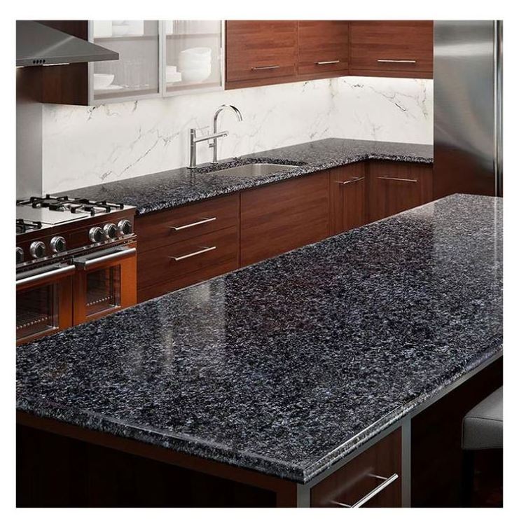 Apartment Project Chinese Prefab Granite Countertops Kitchen