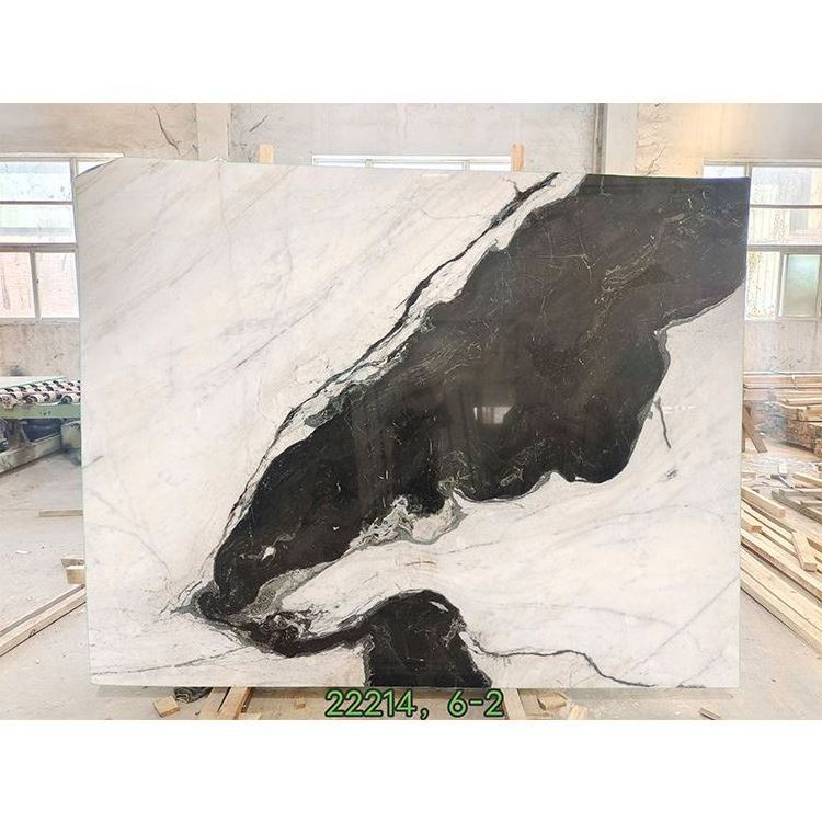 White Family Marble Wall Slab Top Quality China Panda White Marble For Flooring Tiles Projects