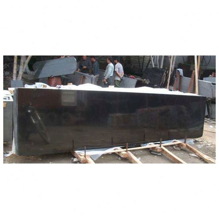 Wholesale Absolute Black Granite Shanxi Black Big Slabs For Tombstone Headstone Gravestone Wall Flooring Tiles