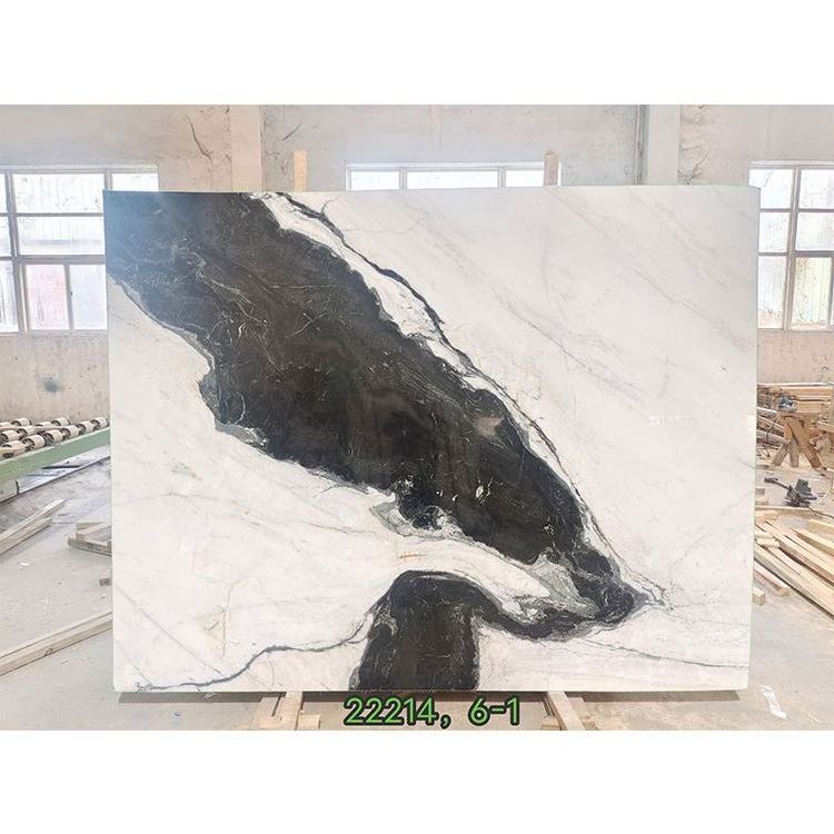 White Family Marble Wall Slab Top Quality China Panda White Marble For Flooring Tiles Projects