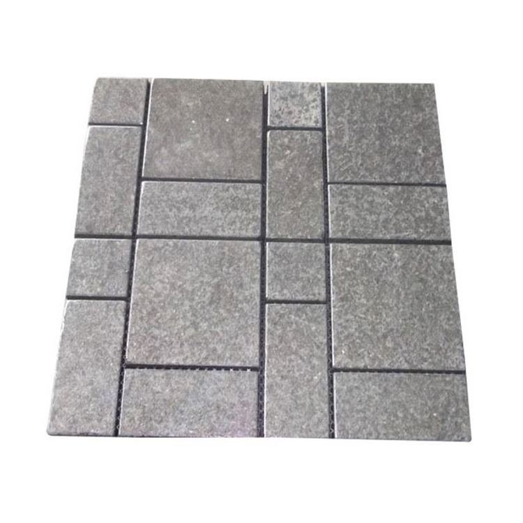 Natural Granite Cobblestone Split Finished Gray Granite Cube Stone Paver For Driveways