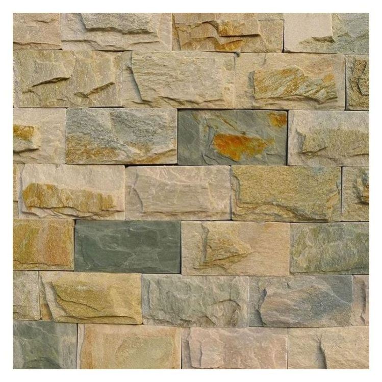 Cheap Natural Slate House Signs Stone Wall Cladding Stone Slate Veneer Wall Tiles