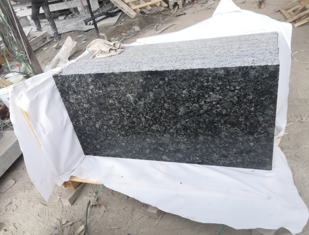 Butterfly Green Granite for Building Exterior Wall Cladding Tiles