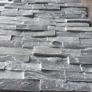 exterior cladding tile Direct Factory Supply Decorative Slate Stone For aquarum decoration black slate interior cladding tile