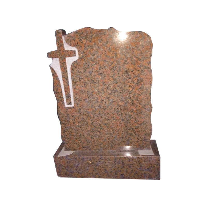 Factory Romania Obelisk Headstone, Cheap Price Romania Tombstones granite Cross Carving,grave stone granite tombstones design