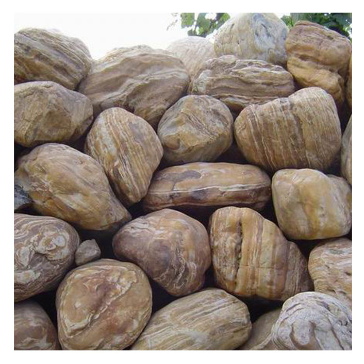 China natural high polished river stone landscaping pebble stone decorative cobble stone