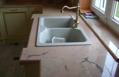 Big Slab Rosa Aurora Portogallo Venato Pink Marble Tile