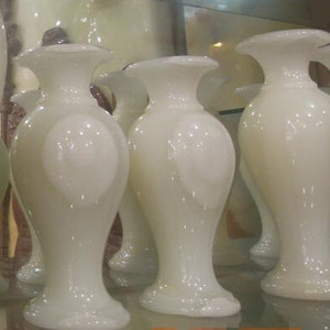 Factory Price white onyx stone vases large