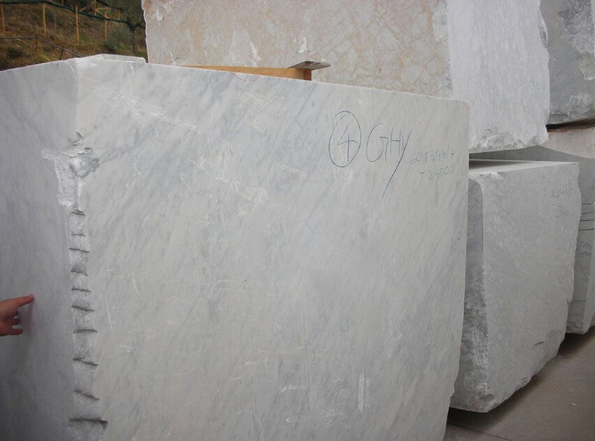 Marble Blocks Popular Raw Material Carrara White Cut-to-size Calcite,natural oman rough greek marble blocks stone price