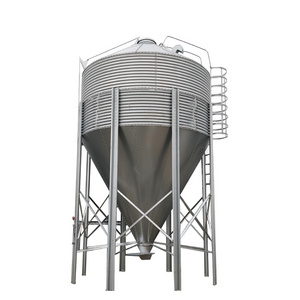 Poultry Farming Feeding System Poultry Feed Silo For Poultry Chicken Farm