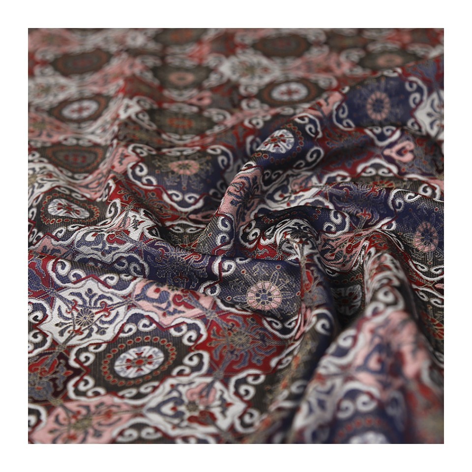 Fashion high quality Chinese traditional geometric pattern Song brocade for suit