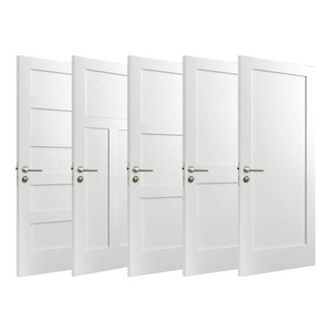 Factory OEM Design White Solid Core White Primed Wood 30 x 80'' Size Single Prehung Interior Shaker Door