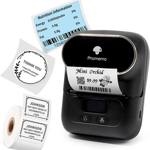 Phomemo M110 QR code price label printer 203dpi wireless portable photo direct thermal sticker printer for ios Android