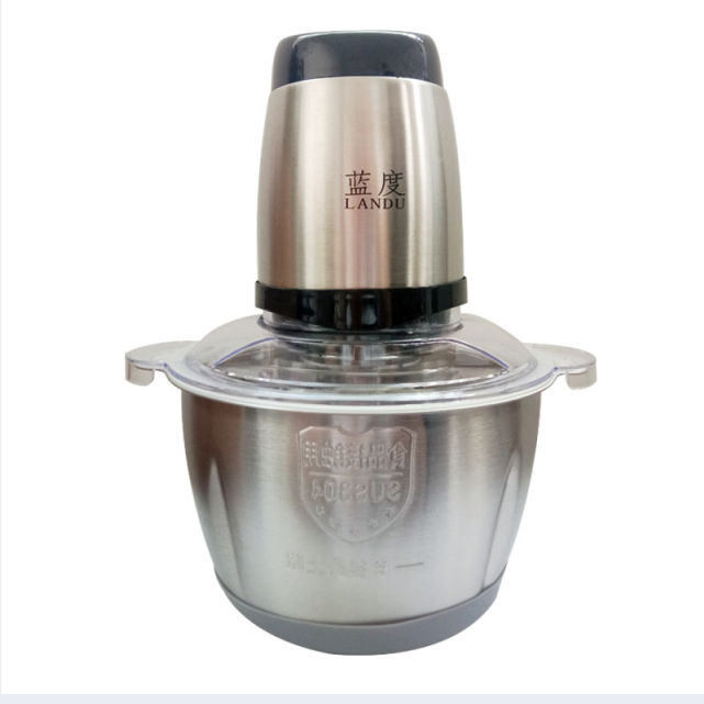 SUS 304 Stainless Steel Meat Grinder 1.8L 2.2L Small Kitchen Electric Appliances Vegetable Chopper