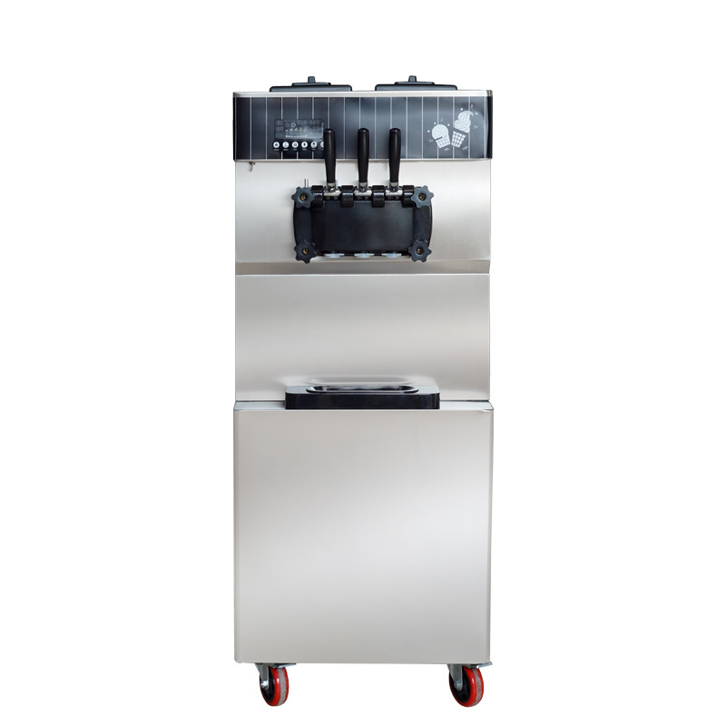 Best Sale 18- 20L/H 3 flavors self service spaghetti soft ice cream machine factory price