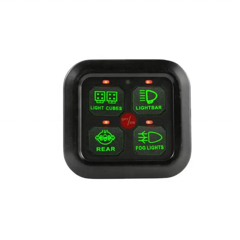 MICTUNING New Style  MINI 4 6 8 Gang Electronic Relay System Off-Road Light Controller LED Switch Panel