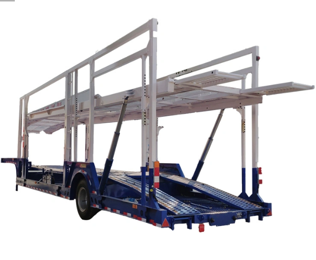 Heavy Duty Vehicle Transport 2 Axle 3 Axle 6 Car 8 Car Double Deck Car Carrier Trailer