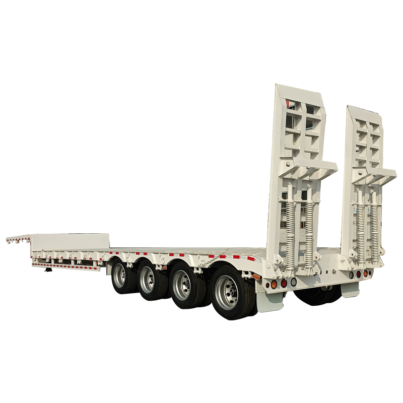 Factory Professional custom semi trailer 40ft container flatbed 3 axles flatbed semi-trailer with low price