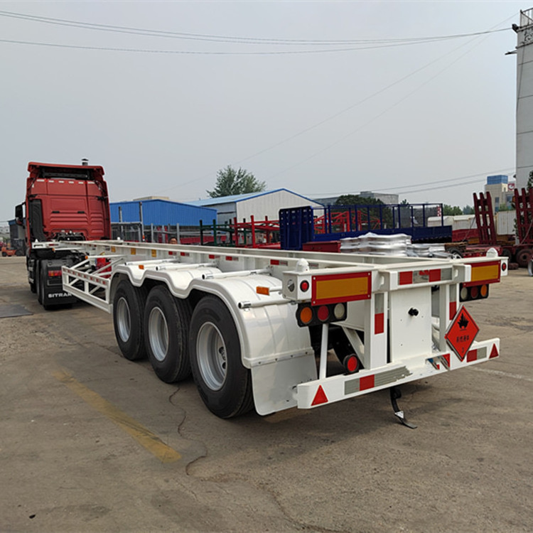 hot sale 20ft 40ft Skeleton Trailer Container Skeleton Truck From China Manufacture